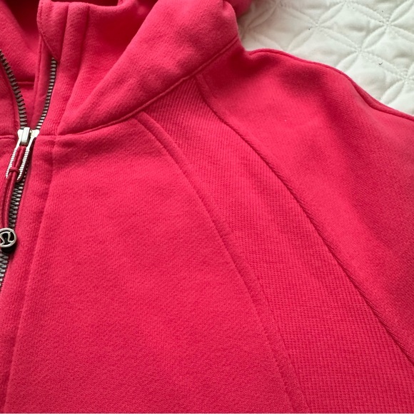 lululemon athletica Scuba Oversized Half Zip Hoodie Sweatshirt Lip Gloss Sz XS/S - Picture 5 of 15